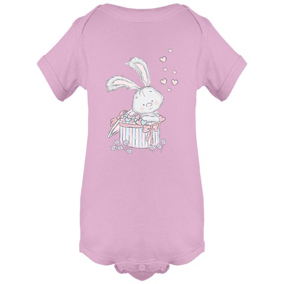 Honey Bunny In A Gift Box Bodysuit Infant -Image by Shutterstock, 24 Months