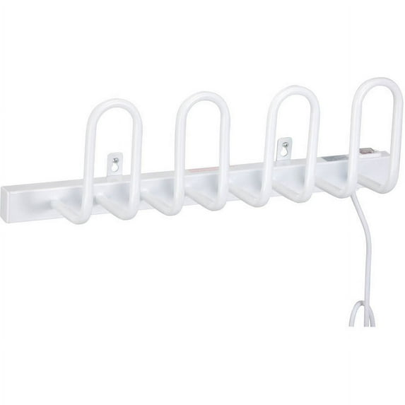 Honey Can Do 2-Pair Wall Mounted Shoe Warmer, White