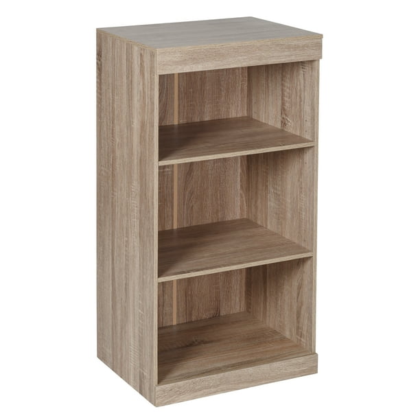 HoneyCanDo 2Shelf Stackable Open Oak