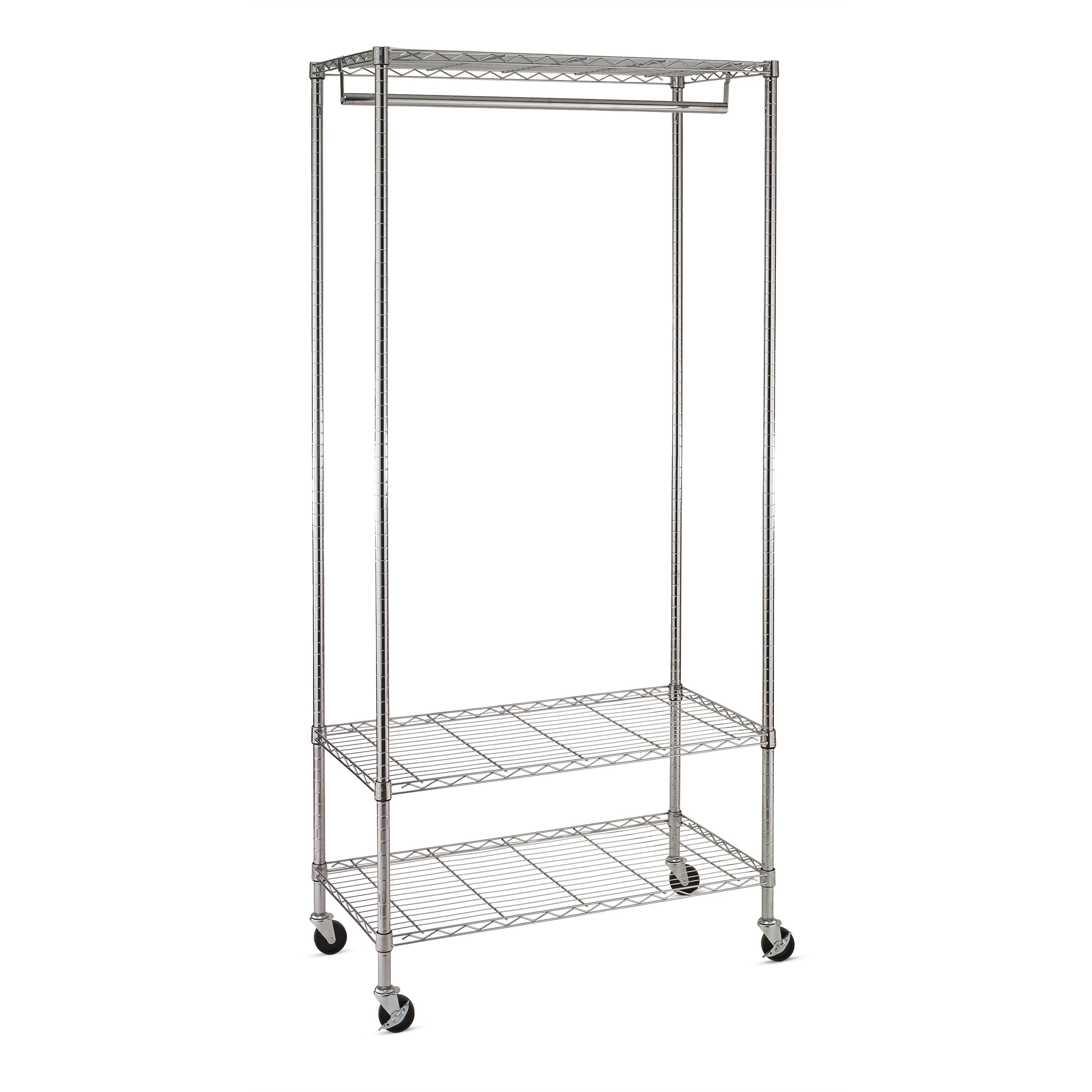 HoneyCanDo 3Shelf Deluxe Garment Rack