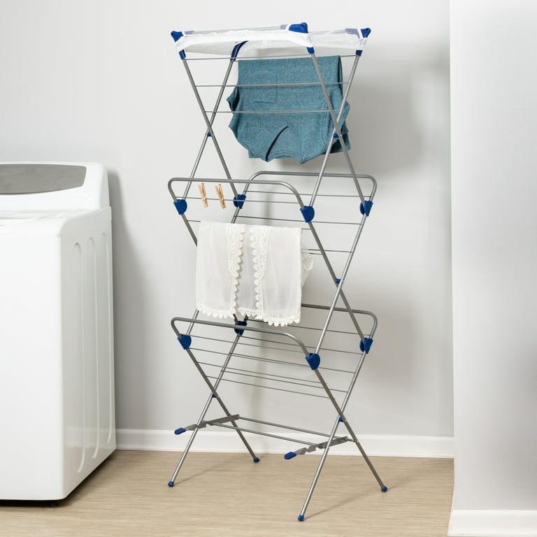 Foldable Clothes Laundry Drying Rack Dryer Hanger Stand Hang and