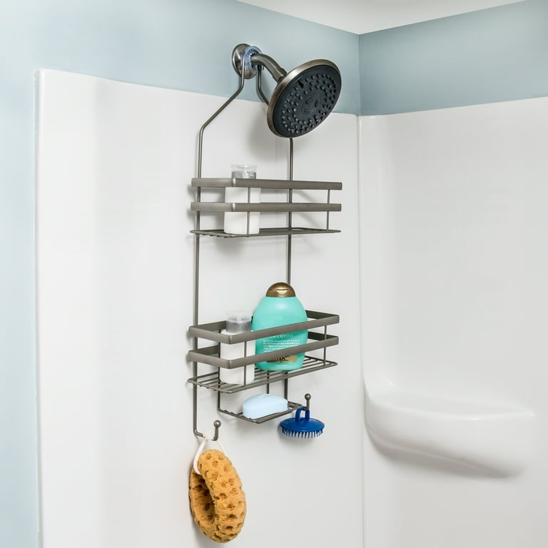 3 Tier Hanging Shower Caddy Shower Metal Bathroom Organizer Shelf