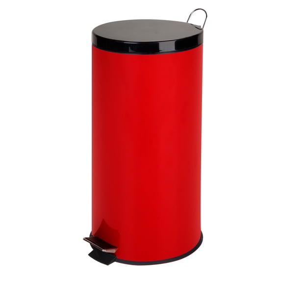 Honey Can Do 30-Liter Round Can with Liner, Multiple Colors