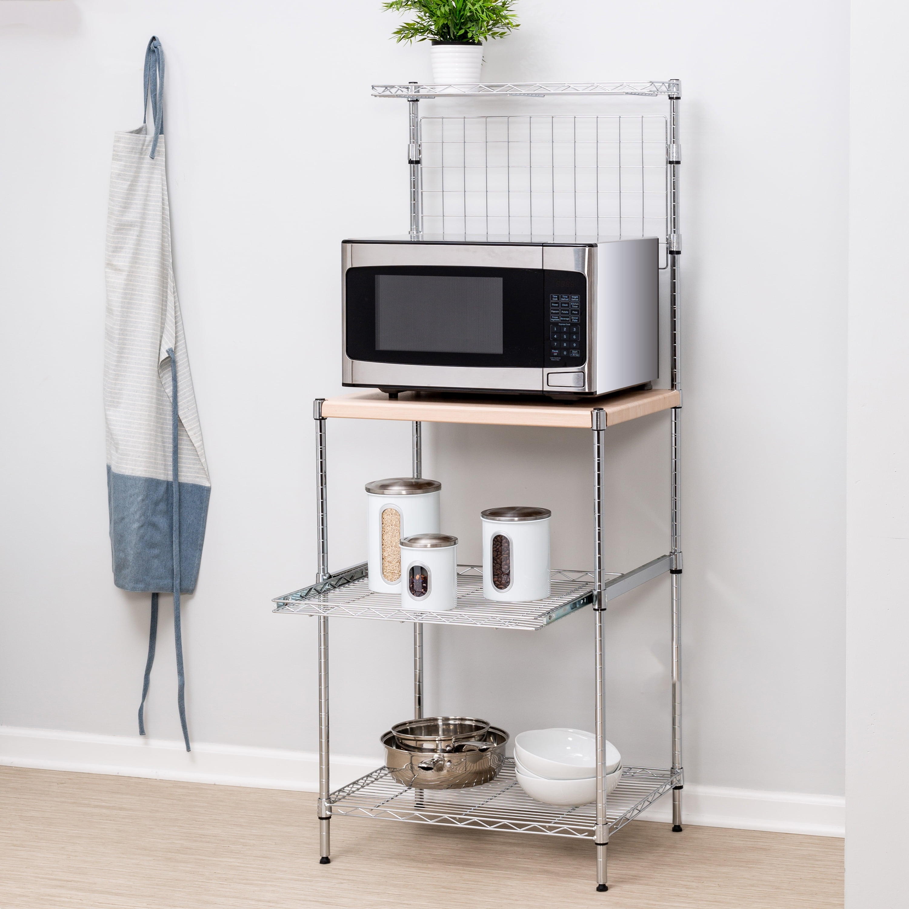 Stainless steel shelf for microwave hotsell