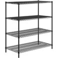 Honey Can Do 4Shelf Steel Storage Shelving Unit, Multicolor