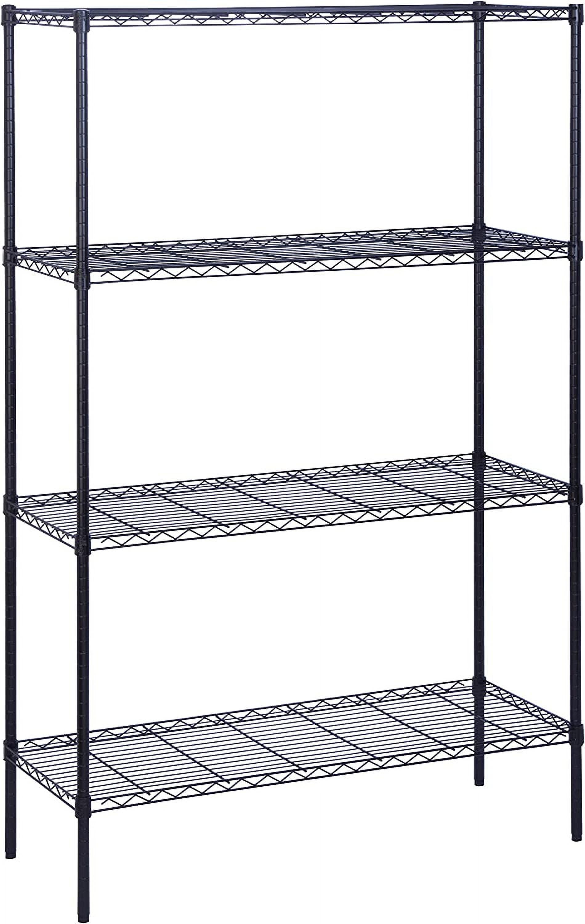 Honey Can Do 4Tier Adjustable Shelving Unit with 350lb Shelf Capacity