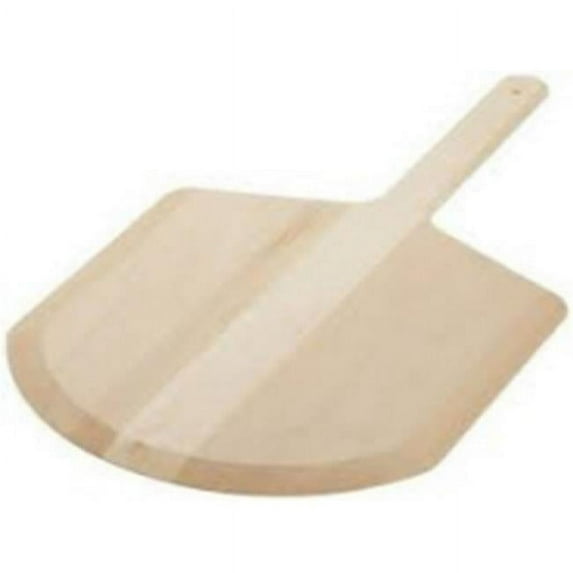 Honey Can Do 4459 16 in. Basswood Pizza Peel with Curved End, Natural