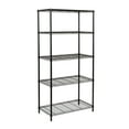 thumbnail image 1 of Honey-Can-Do 5-Shelf Steel Adjustable Storage Shelves, Black, Holds up to 350 lb per Shelf, 1 of 6