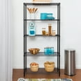thumbnail image 1 of Honey-Can-Do 5-Shelf Steel Heavy-Duty Adjustable Storage Shelves, Black, Holds up to 350 lb per Shelf, 1 of 13