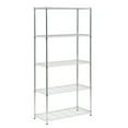 HoneyCanDo 5Tier HeavyDuty Adjustable Shelving Unit With 350lb