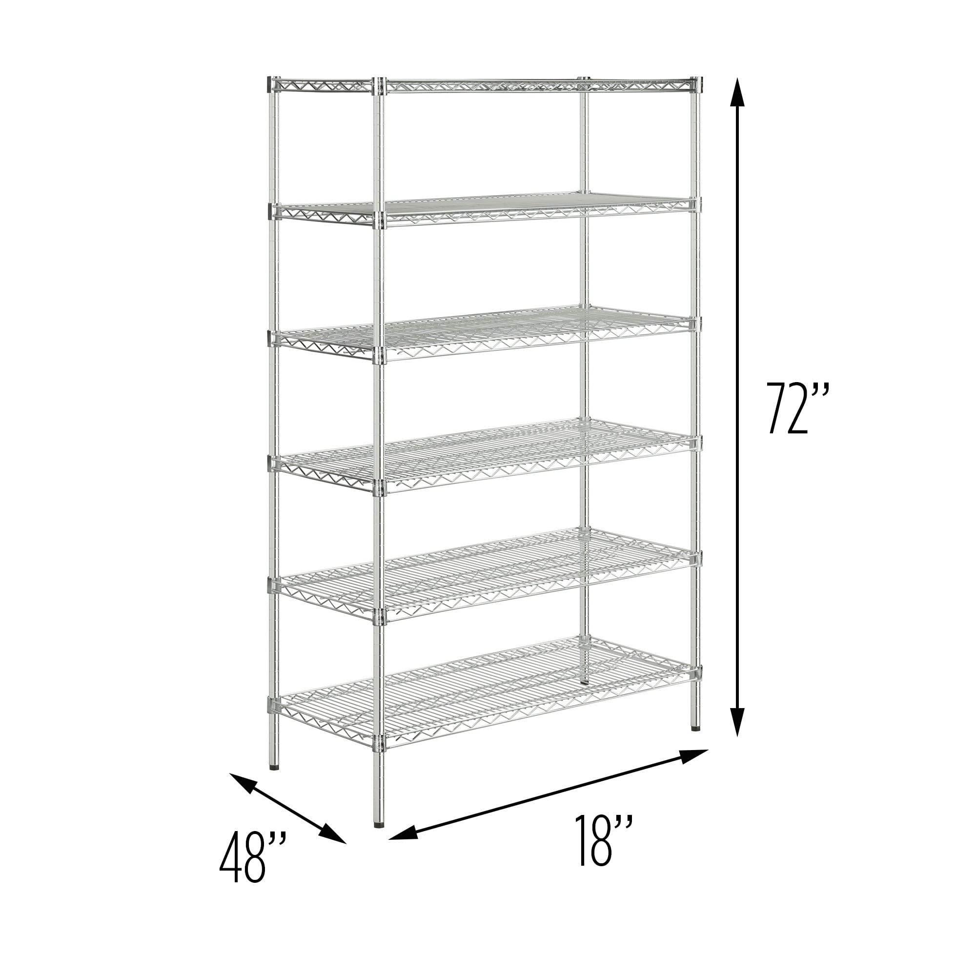 Honey Can Do 6Tier Adjustable Shelving Unit with 600lb Weight