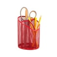 thumbnail image 1 of Honey Can Do Angled Pencil Cup with 3 Compartments, Red, 1 of 2
