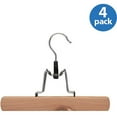 thumbnail image 1 of Honey Can Do Basic Clamp Pant Hangers, 4-Pack, 1 of 2