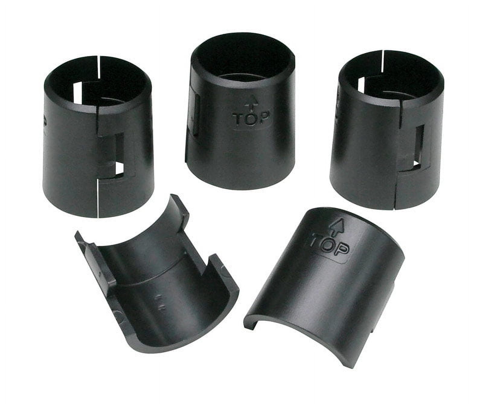 HoneyCanDo 4Piece Shelving Replacement Plastic Clips, Black