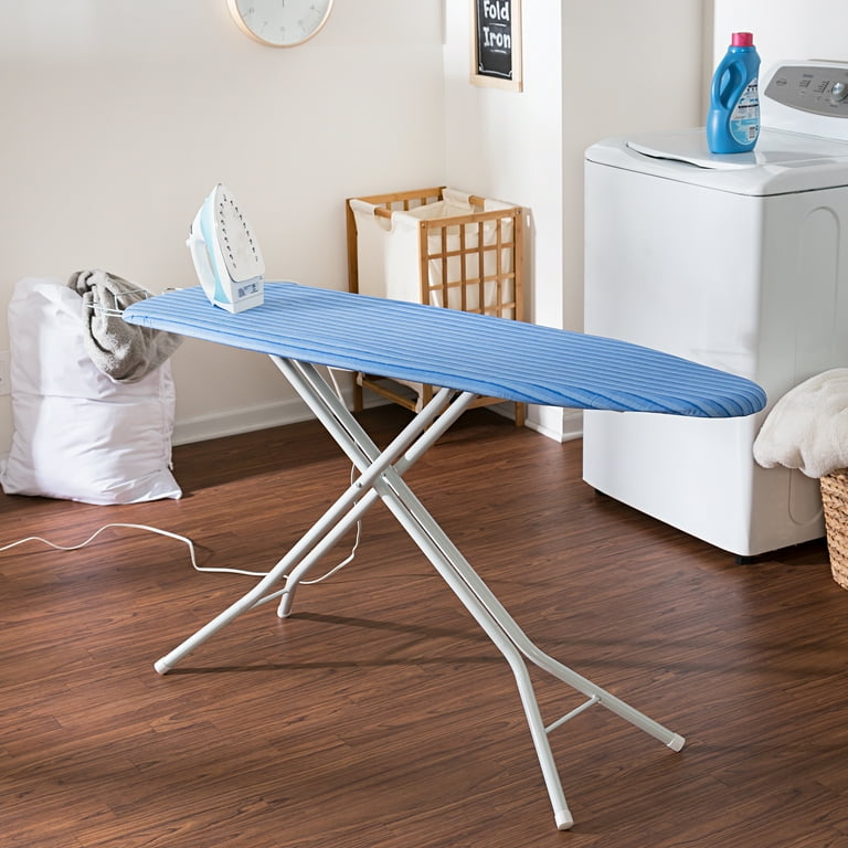 Honey-Can-Do Blue and Silver Ironing Board with Retractable
