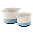 thumbnail image 1 of Honey-Can-Do Cotton Rope Nesting Storage Basket Set, Blue Ombré, 1 of 10