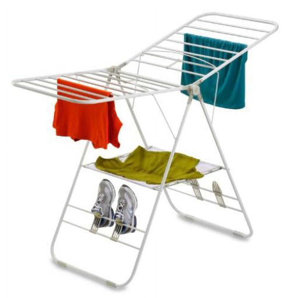 HoneyCanDo Stand Laundry Air Drying Folding Steel Rack, Heavy Duty