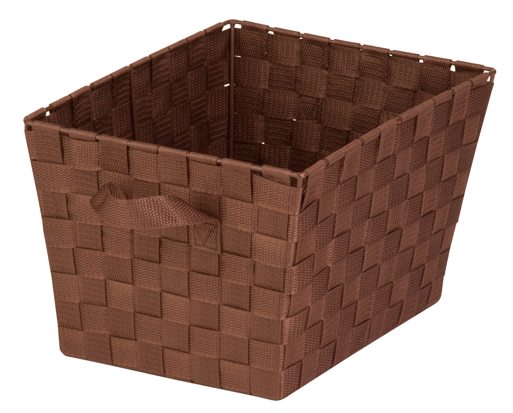 HoneyCanDo Fabric Basket, Brown