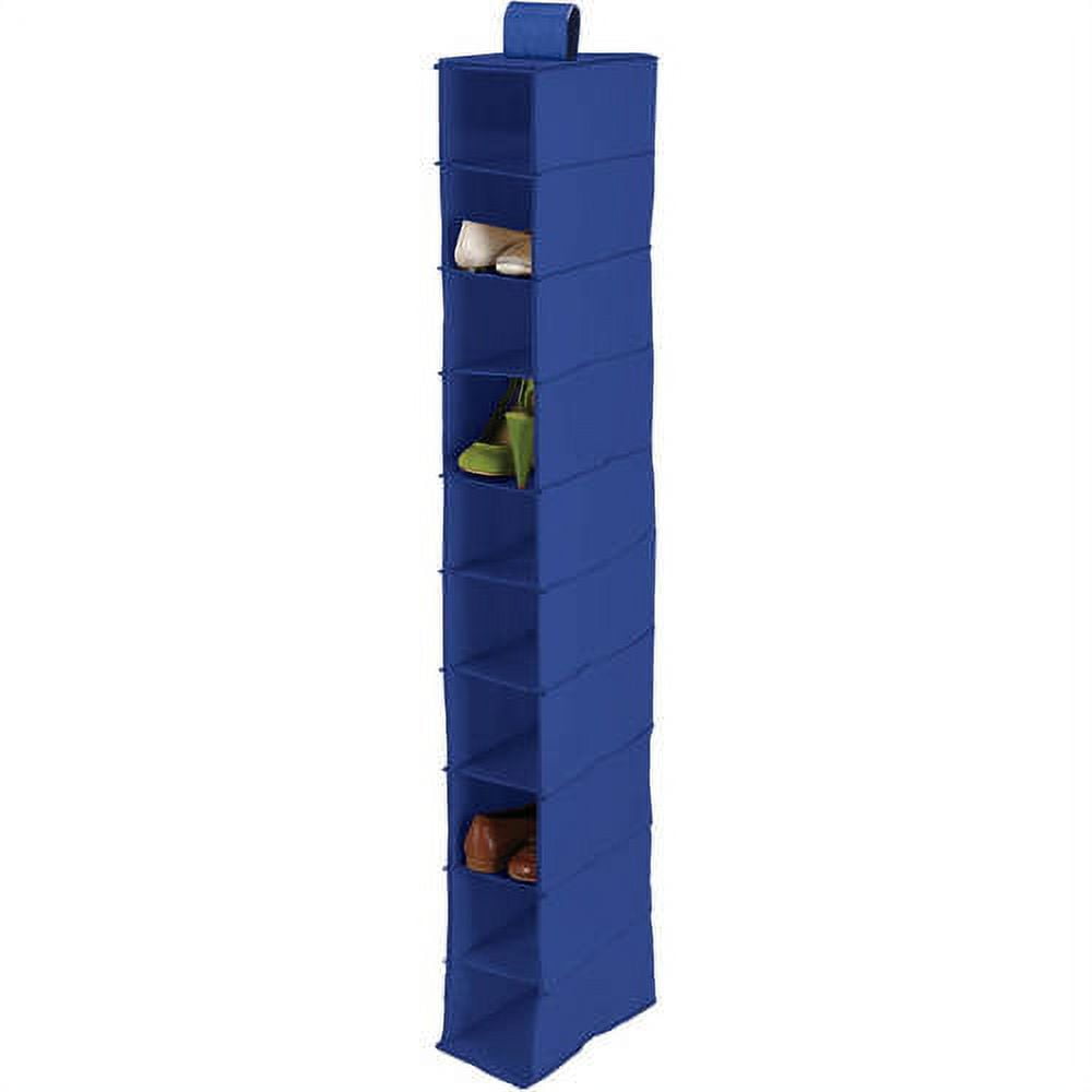 Honey Can Do Polycotton 10 Shelf Hanging Closet Organizer Natural Walmart