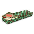 thumbnail image 1 of Honey Can Do Holiday Gift Wrap Organizer, Green Plaid, 1 of 4