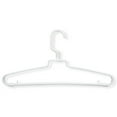 thumbnail image 1 of Honey-Can-Do Hotel-Style Hangers With Swivel Pegs, 8 1/4"H x 1/2"W x 15 3/4"D, White, Pack Of 72, 1 of 2
