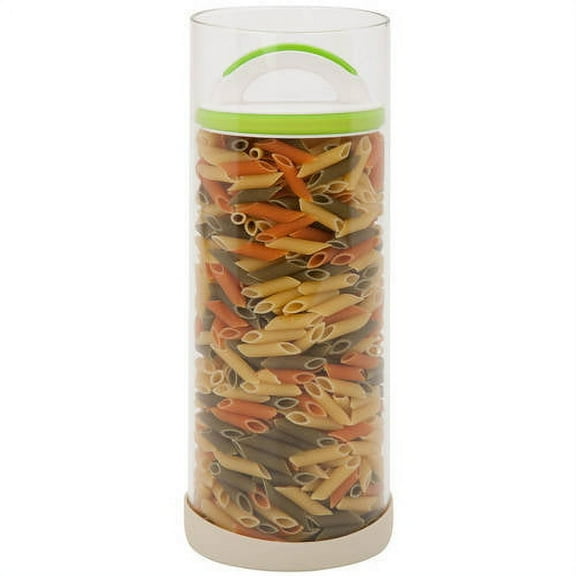 Honey Can Do Large Glass Storage Jar with Adjustable Lid, Clear