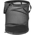 thumbnail image 1 of Honey Can Do Large Mesh Pop-Up Hamper-Black, 1 of 2