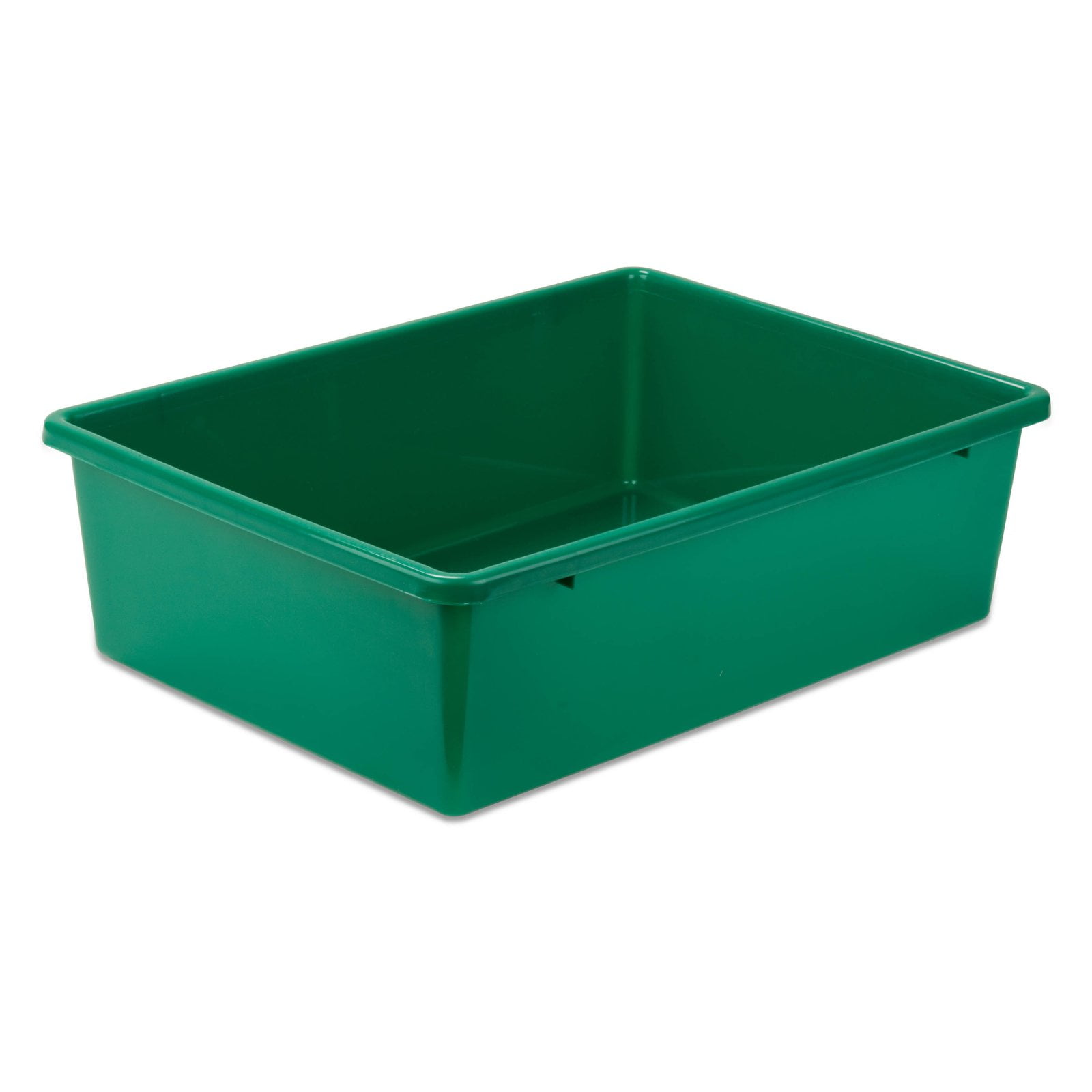Large Green Stackable Plastic Kids Storage Bin