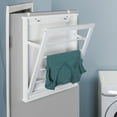 thumbnail image 1 of Honey-Can-Do MDF Folding Over-The-Door Or Wall-Mount Drying Rack, White, 1 of 4