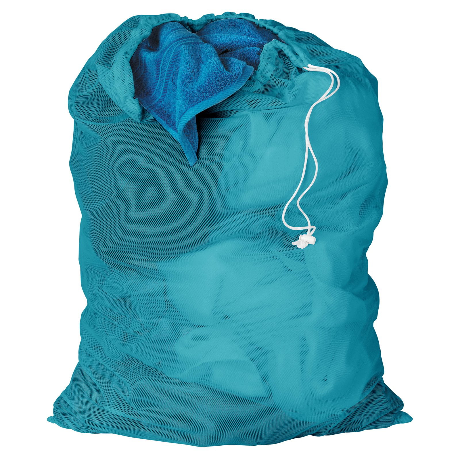 Honey Can Do Mesh Laundry Bag with Drawstring, Multicolor (Pack of 2