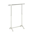 thumbnail image 1 of Honey Can Do Modern White Garment Rack, Chrome, 1 of 4