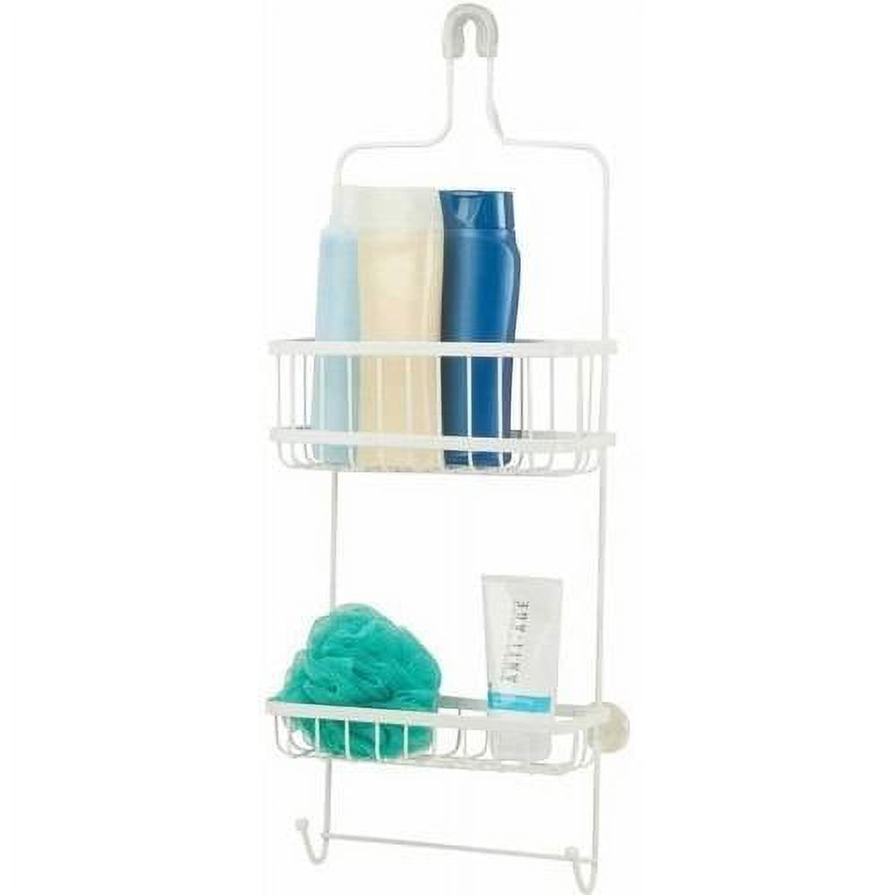 Honey Can Do Shower Caddy with 2 Shelves, Multicolor