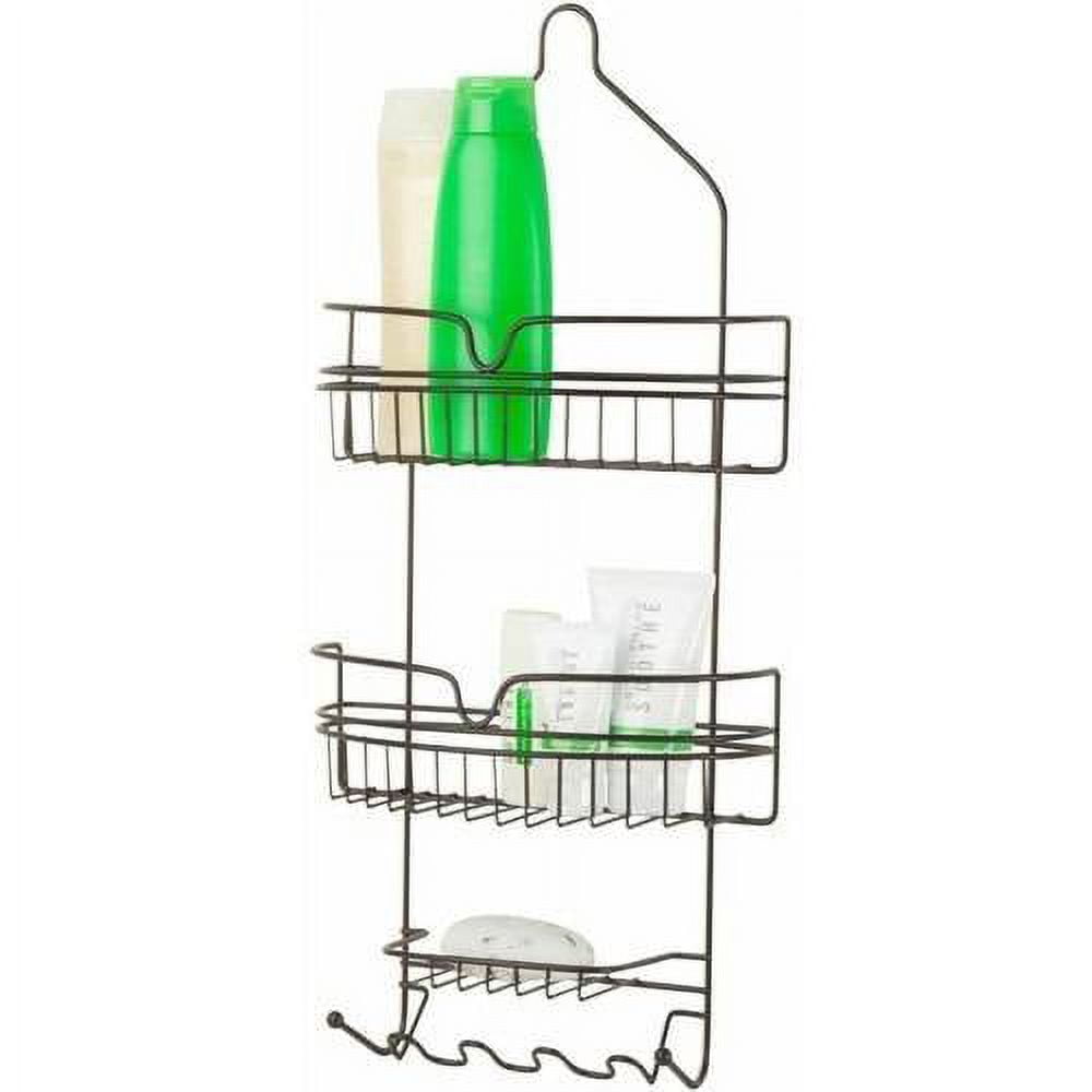 Honey Can Do Shower Caddy with 2 Shelves, Multicolor