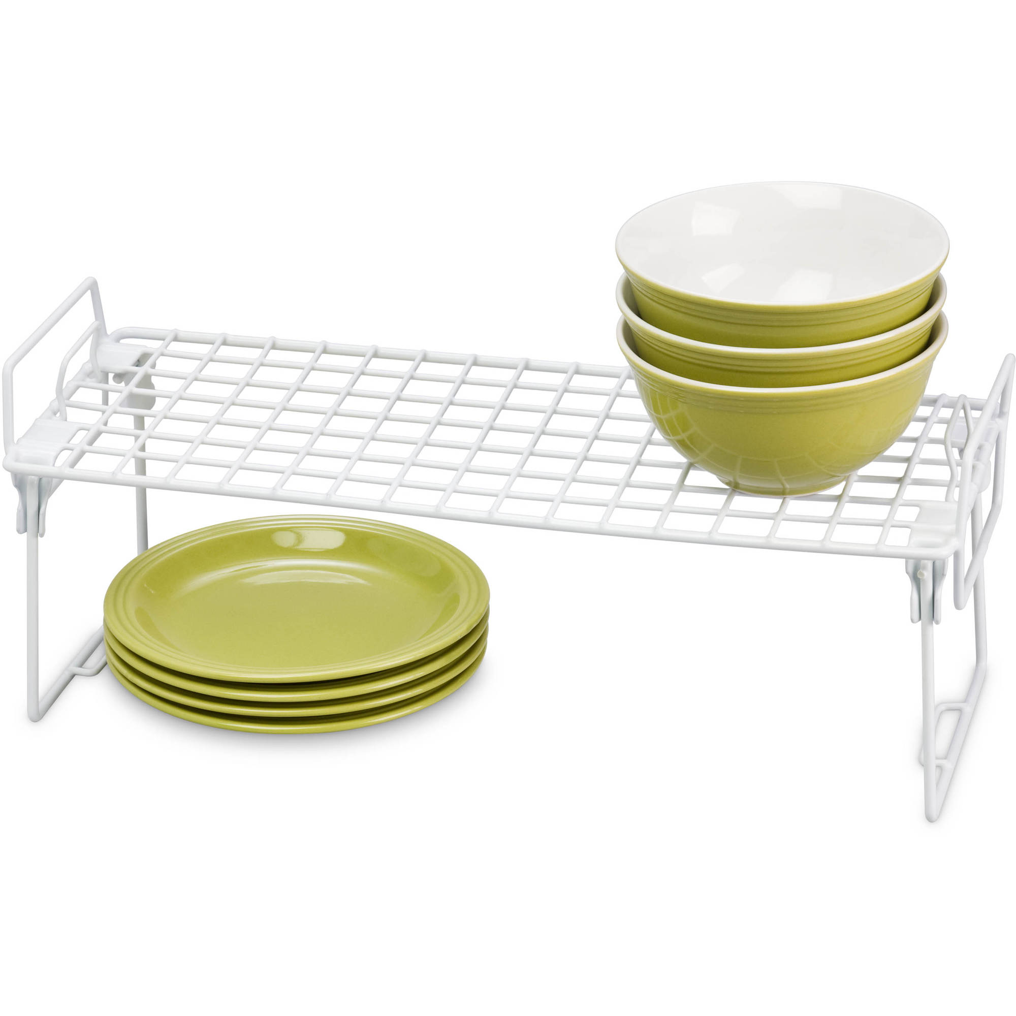 Honey Can Do Stackable Kitchen Shelving Organizer Rack, 18" x 7" - image 1 of 2