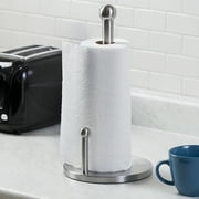 Honey-Can-Do Silver Standing Paper Towel Holder for Standard and Jumbo Rolls