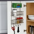 HoneyCanDo Steel OvertheDoor or Mounted 3Tier Organizer