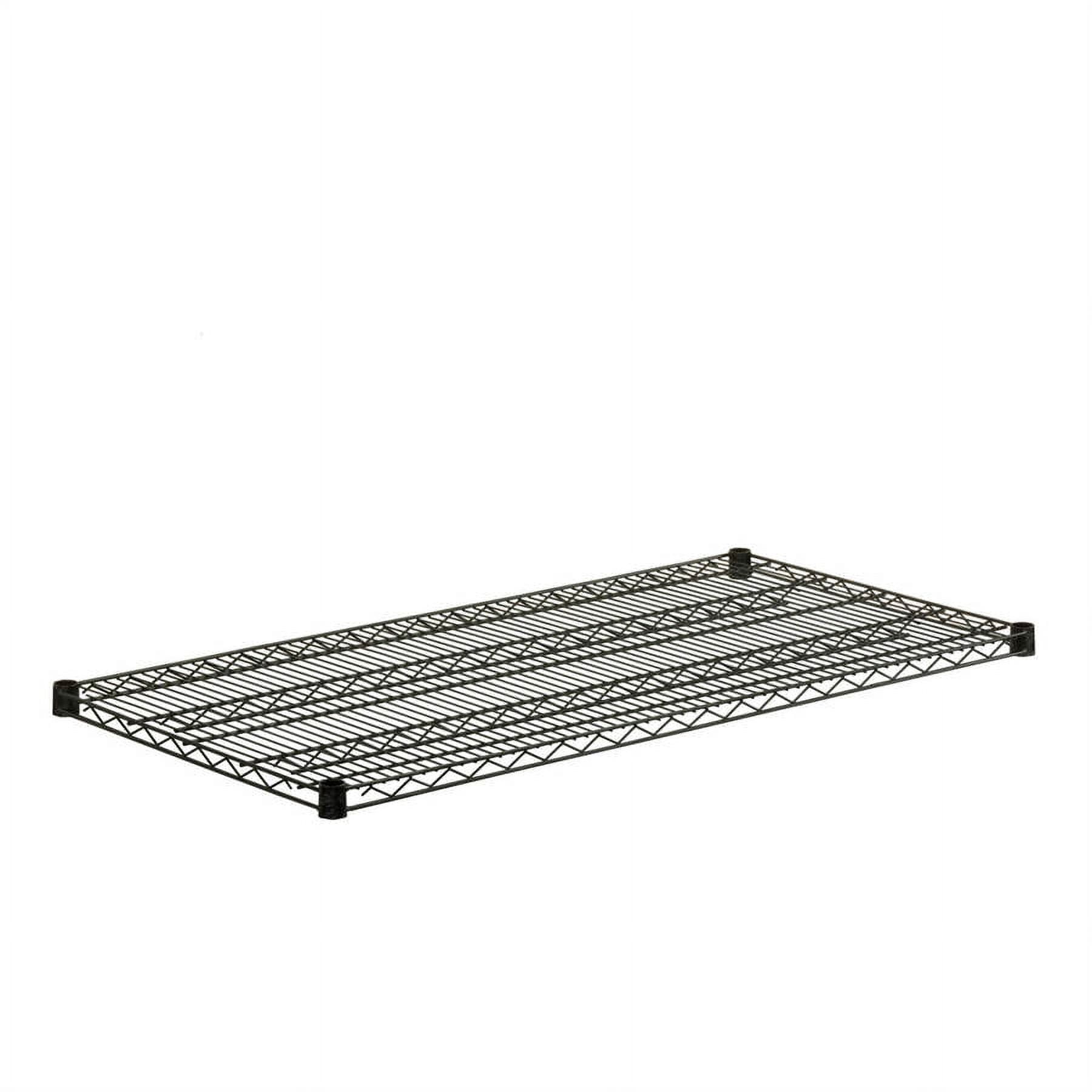 Honey Can Do Steel Wire Shelf with 800lb Capacity, Black