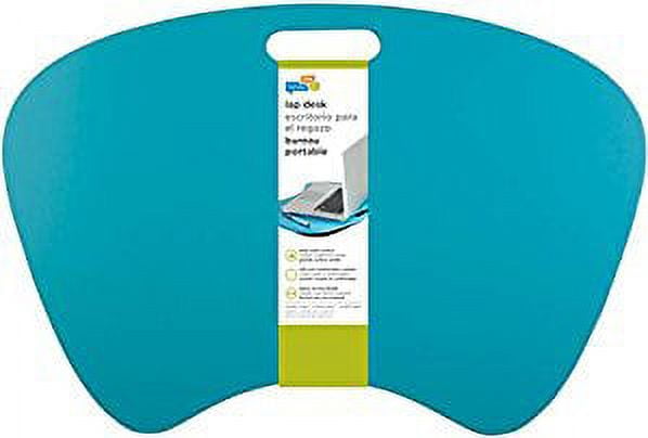 Honey-Can-Do TBL-03539 Portable Laptop Lap Desk with Handle, Blue, 23 L x 16 W x 2.5 H