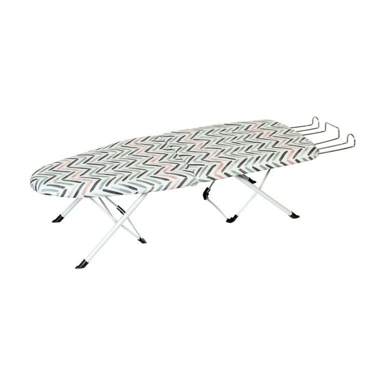  White and Pink Leopard Ironing Mat for Table Top