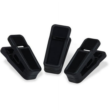 Honey Can Do Velvet Hanger Clips, Black (Pack of 80)