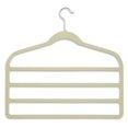 thumbnail image 1 of Honey Can Do Velvet and Metal Pant Clothes Hangers, 10 Count, 1 of 2