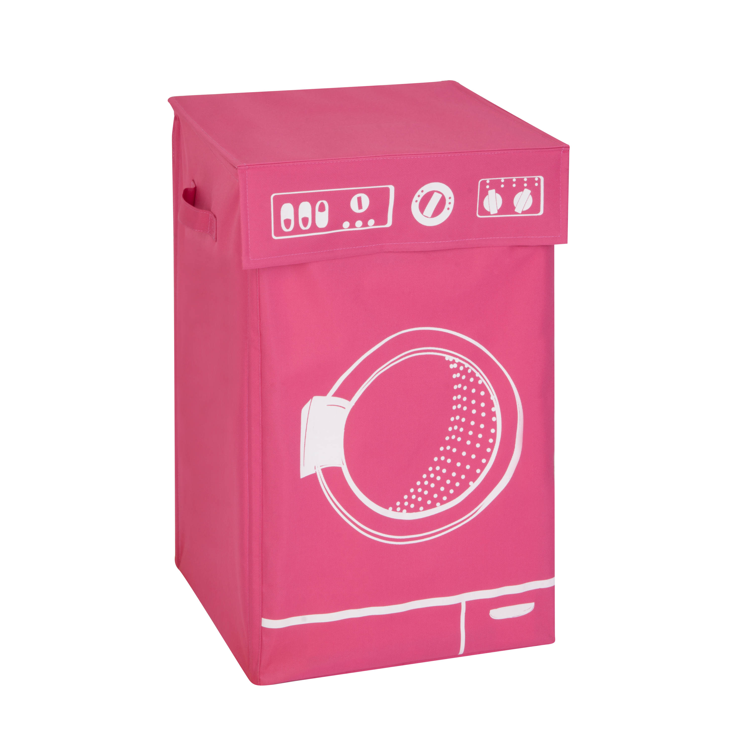 Honey Can Do Washing Graphic Hamper, Pink - image 1 of 2