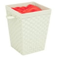 thumbnail image 1 of Honey Can Do Woven Strap Hamper with Liner and Steel Frame, Crème, 1 of 2