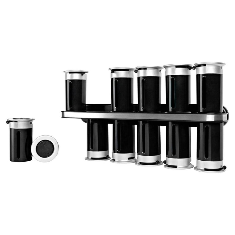 Honey Can Do Zero Gravity Wall Mount Magnetic Spice Rack Walmart