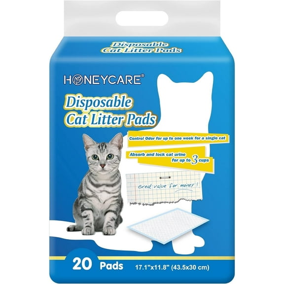 Honey Care All-Absorb 20 Count Cat Litter Pads Refills