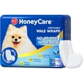 thumbnail image 1 of Honey Care All-Absorb A27 Disposable Male Dog Wrap,50 Count,Extra Small,Super Absorbent,Breathable, 1 of 10