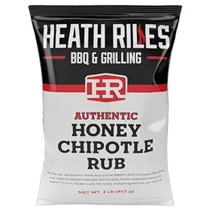 Heath Riles BBQ Rub - Honey Chipotle Seasoning, Champion Pitmaster Recipe, Legendary Rubs For Smoking & Grilling, 80+ BBQ Championships, 2 lb./32 oz