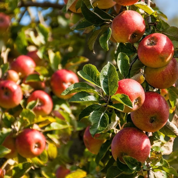 Honey Crisp Apple Tree Live Plant, Apple Plant Live For Gardening, Cold Hardy Fruit Garden From 6 To 10 Inches Tall