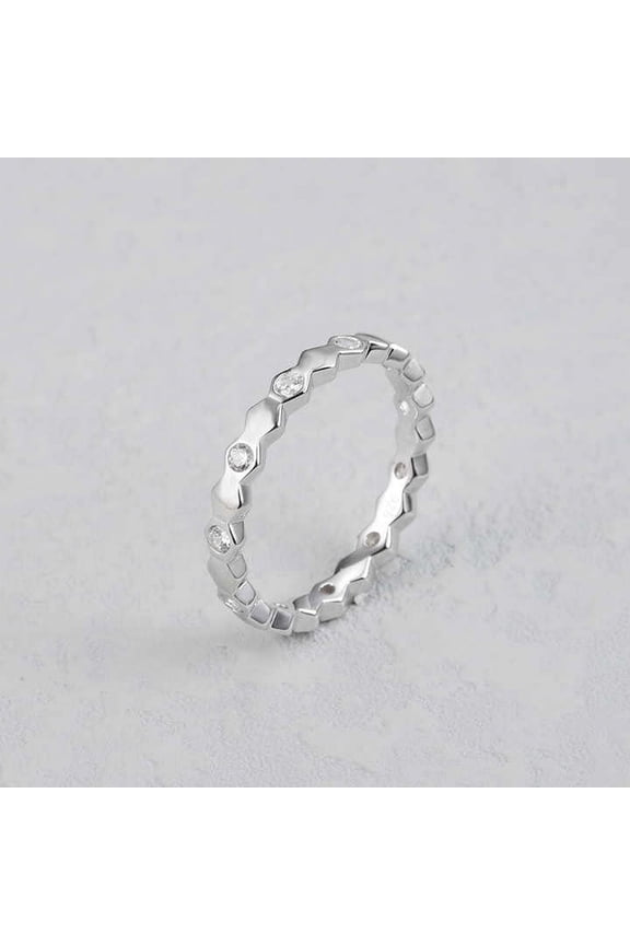 Honey Cube Women's For New Cocktail Ring 1.8 Ct Diamond 14K White Gold Over