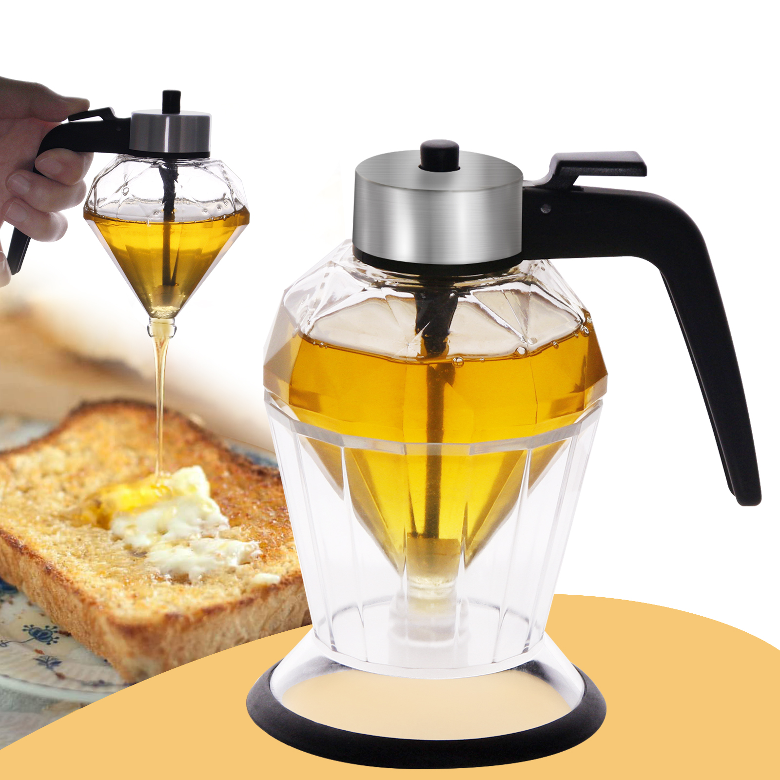 Honey Dispenser No Drip Syrup Dispenser Beautiful Honey Pot Jar